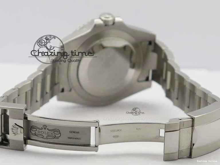 0524 Soft GMT-Master II 116759 SS Bp-Maker Black Ruby Crystal Diamond Dial On SS Bracelet A 3766